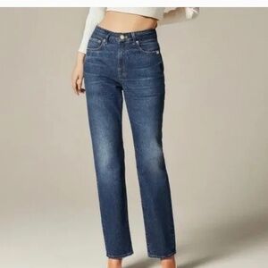 NWT J Crew ‘96 straight high rise straight jeans 27 run large